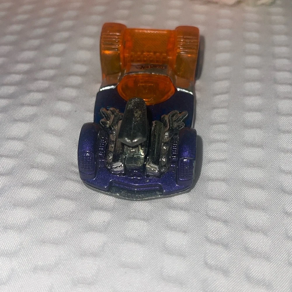 Hot Wheels, Flattery, Orange, Blue, & Silver, Made in Malaysia